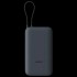XIAOMI POWERBANK DE 20000 mAh GRIS OSCURO CON CABLE INTEGRADO
