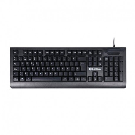 COOLBOX TECLADO CON LECTOR DNIE 4.0 Y SMARTCARD NEGRO