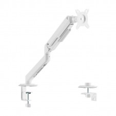 AISENS SOPORTE DE MESA ECO CONTRAPESO GIRATORIO E INCLINABLE PARA MONITOR/TV BLANCO 9KG/3 PIVOTES 1 BRAZO/ 17-32/ BLANCO
