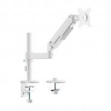 AISENSSOPORTE DE MESA ECO CONTRAPESO GIRATORIO E INCLINABLE PARA MONITOR/TV 9KG/3 PIVOTES 1 BRAZO/ 17-32/ BLANCO