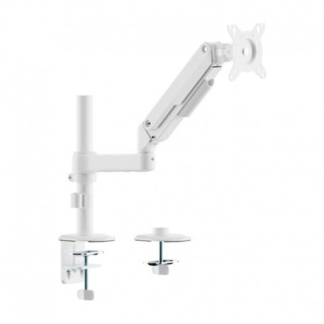 AISENSSOPORTE DE MESA ECO CONTRAPESO GIRATORIO E INCLINABLE PARA MONITOR/TV 9KG/3 PIVOTES 1 BRAZO/ 17-32/ BLANCO