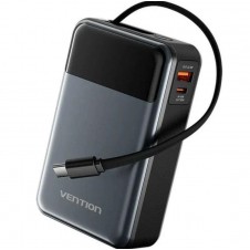 VENTION POWERBANK FHYB0 20.000MAH / 65W/ GRIS Incluye Cable USB Tipo-C