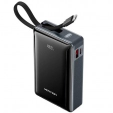 VENTION POWERBANK FKDM0 20.000MAH / 65W/ GRIS Incluye Cable USB Tipo-C