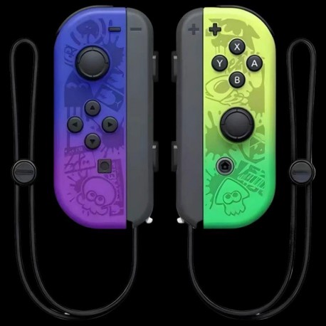 GENERICO NINTENDO GAMEPAD SWITCH JOY-CON PURPURA/VERDE GRAFFITI