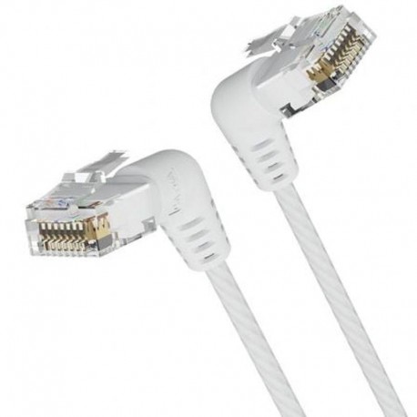 VENTION CABLE DE RED RJ45 UTP IBOWG CAT. 6A/ 1.5M/ BLANCO Cabeza Rotatoria 360º