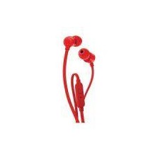 JBL AURICULARES INTRAUDITIVOS T110 JACK 3.5 ROJOS