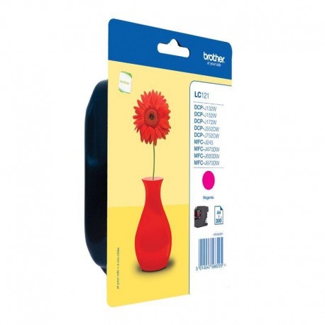 BROTHER CARTUCHO TINTA LC-121M MAGENTA