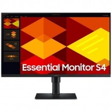 SAMSUNG MONITOR PROFESIONAL ESSENTIAL S4 S24D406GAU 24/ FHD NEGRO 2xHDMI / DP / 5 MS / 100Hz/ NEGRO / VESA