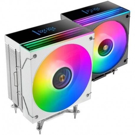 MARS GAMING VENTILADOR CON DISIPADOR MCPU-LCD 12CM BLANCO