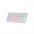 MARS GAMING TECLADO MK023 RGB BLANCO
