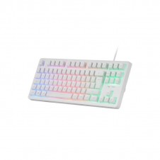 MARS GAMING TECLADO MK023 RGB BLANCO