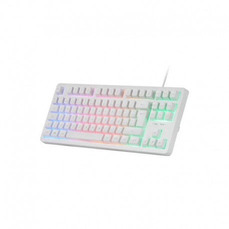MARS GAMING TECLADO MK023 RGB BLANCO