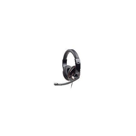 GEMBIRD AURICULARES USB ESTEREO CON MICROFONO NEGR GEMBIRD AURICULARES ESTEREO CON MICROFONO NEGRO