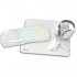 KROM KENTA PACK GAMING TECLADO RGB + RATON + ALFOMBRILLA + AURICULARES BLANCO