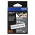 BROTHER CINTA LAMINADA TZESE5 24 MM CINTA DE SEGURIDAD TEXTO NEGRO SOBRE FONDO BLANCO. ANCHO: 24 MM. LONGITUD: 8 M