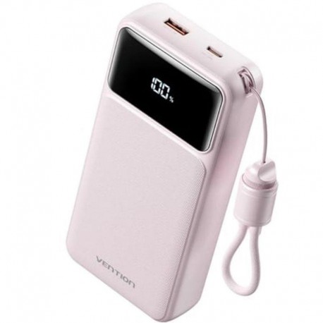 VENTION POWERBANK XGYB0-40-TY 20.000MAH / 22.5W/ ROSA Incluye Cable USB Tipo-C