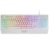 MARS GAMING TECLADO SEMIMECANICO MK124 BLANCO