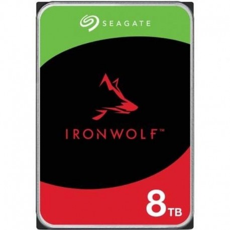 SEAGATE DISCO DURO 8TB IRONWOLF NAS ST8000VN002 8TB/ 3.5\"/ SATA III/ 256MB Ideal para NAS para el hogar, pequeñas oficinas/ofic