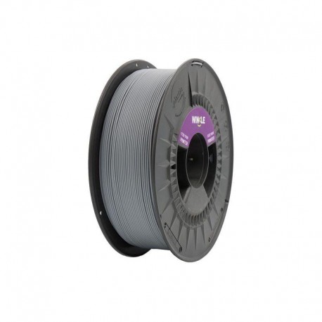 WINKLE FILAMENTO GRIS CENIZA PLA-HD 1.75MM 5 KG <strong style=\"color: red,\">GRAN FORMATO</strong>