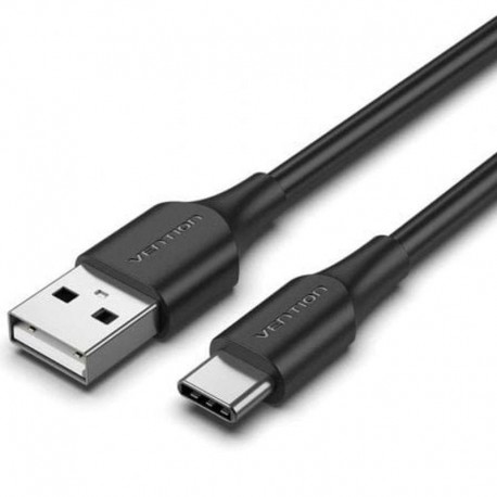 VENTION CABLE USB-C MACHO A USB MACHO 25CM NEGRO