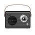 SAVIO RADIO PORTATIL RS-01 BLACK-BROWN FM/AUX/BL 5.3/ESTILO RETRO