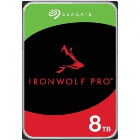 SEAGATE DISCO DURO 8TB 3.5 SATA III ST8000NT001 IRONWOLF PRO Ideal para NAS para el hogar, pequeñas oficinas/oficinas doméstica