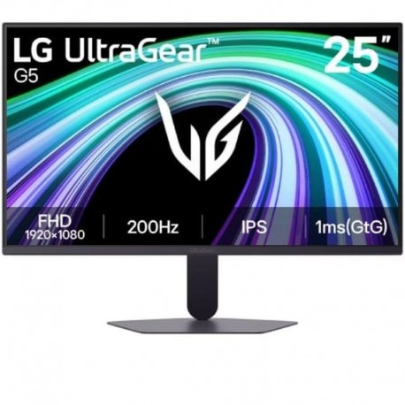 LG MONITOR ULTRAGEAR G5 25G523B-B 25\" NEGRO DP / HDMI / / FULL HD/ 1MS/ 200HZ/ IPS/ VESA