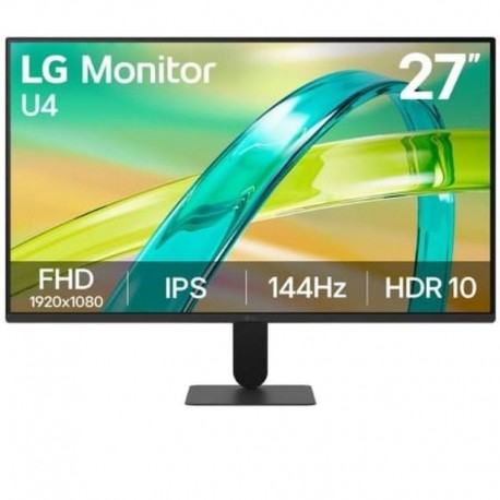 LG MONITOR 27U411B-B 27\"/ FULL HD/ NEGRO VGA / HDMI / 5MS / 144HZ / VESA