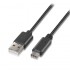 AISENS CABLE USB 2.0 TIPO-C A107-0050 USB-C MACHO A USB-MACHO 50 CM NEGRO