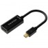 AISENS CABLE CONVERSOR A125-0643 MINI DISPLAYPORT MACHO - HDMI HEMBRA/ HASTA 5W/ 2300MBPS/ 15CM/ NEGRO