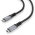 AISENS CABLE USB 4.0 TIPO-C A156-0993/ USB TIPO-C MACHO - USB TIPO-C MACHO/ HASTA 240W/ 40GBPS/ 50CM/ NEGRO