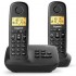 GIGASET TELEFONO INALAMBRICO BASIC 100 DUO NEGRO