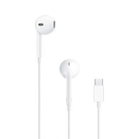 APPLE AURICULARES CON MICRO Y MANDO EARPODS USB-C OEM SIN CAJA MTJY3ZM-A/ ORIGINAL APPLE/ INTRAAURICULAR/ SIN CAJA