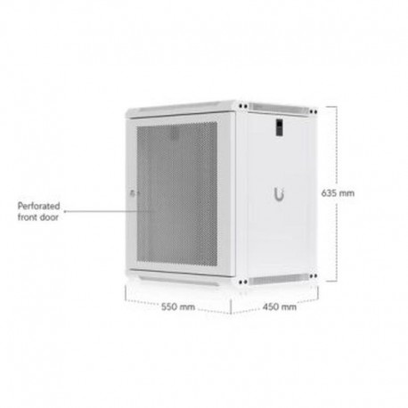 UBIQUITI ARMARIO RACK 12U 450 MM BLANCO