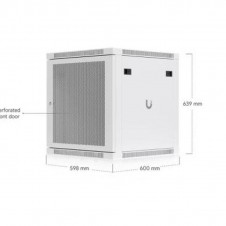 UBIQUITI ARMARIO RACK 12U 600MM CON PERFORACIONES BLANCO
