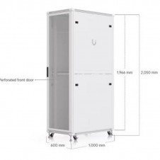 UBIQUITI ARMARIO RACK 42U 1000MM PUERTA FRONTAL CON PUERTA FRONTAL PERFORADA BLANCO