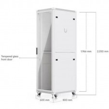 UBIQUITI ARMARIO RACK 42U 800MM PUERTA FRONTAL CON CRISTAL TEMPLADO