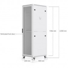 UBIQUITI ARMARIO RACK 42U 800MM PUERTA FRONTAL PERFORADA BLANCO