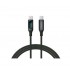SAVIO CABLE USB-C A USB-C 1M CL-174 100W NEGRO