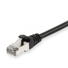 EQUIP LATIGUILLO DE RED APANTALLADO S/FTP CAT6 LIBRE HALOGENOS 0,25M NEGRO