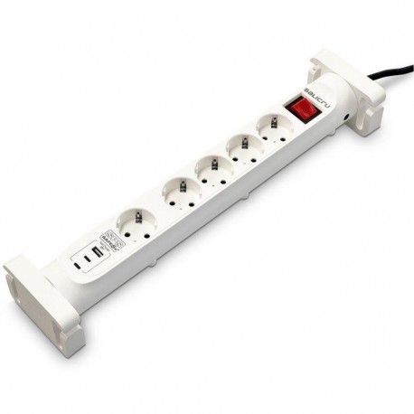 SALICRU REGLETA 5 TOMAS + 1 MASTER + 4 + 2 USB C + 1USB 1.4M (SPS SAFE MASTER) BLANCA