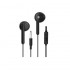 UNICO AURICULARES CABLE JACK 3.5MM SEMI IN-EAR MICRO EP2600 NEGRO