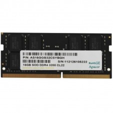 APACER MEMORIA RAM 16GB/ DDR4/ 3200MHz/ 1.2V/ CL22/ SODIMM