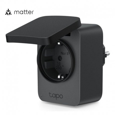 TAPO ENCHUFE INTELIGENTE EXTERIOR P410M NEGRO