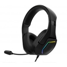 KROM AURICULARES CON MICRO KOPA 7.1 NEGROS - CAJA DETERIORADA DIADEMA AJUSTABLE/USB
