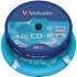 VERBATIM CD-R CD-R AZO, 700MB, 52X, 25 PACK SPINDLE, SUPERFICIE CRYSTAL