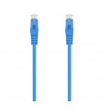 AISENS CABLE DE RED LATIGUILLO RJ45 LSZH CAT.6A 500 MHZ UTP AWG24, AZUL, 1.5M