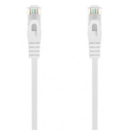 AISENS CABLE DE RED LATIGUILLO RJ45 LSZH CAT.6A 500 MHZ UTP AWG24, BLANCO, 1.5M
