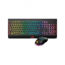 KROM TECLADO Y RATON KABALA WIRELESS RGB GAMING - CAJA DETERIORADA TECLADO MEMBRANA RGB/RATON 4800DPI/ANTI-GHOSTING