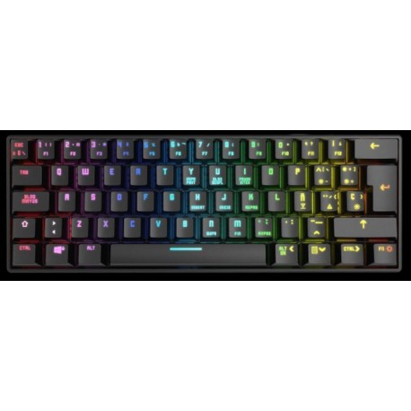 KROM TECLADO GAMING RGB MINI BT KLUSTER WIRELESS - CAJA DETERIORADA Bluetooth 5.0/ USB / RGB / Mecanico